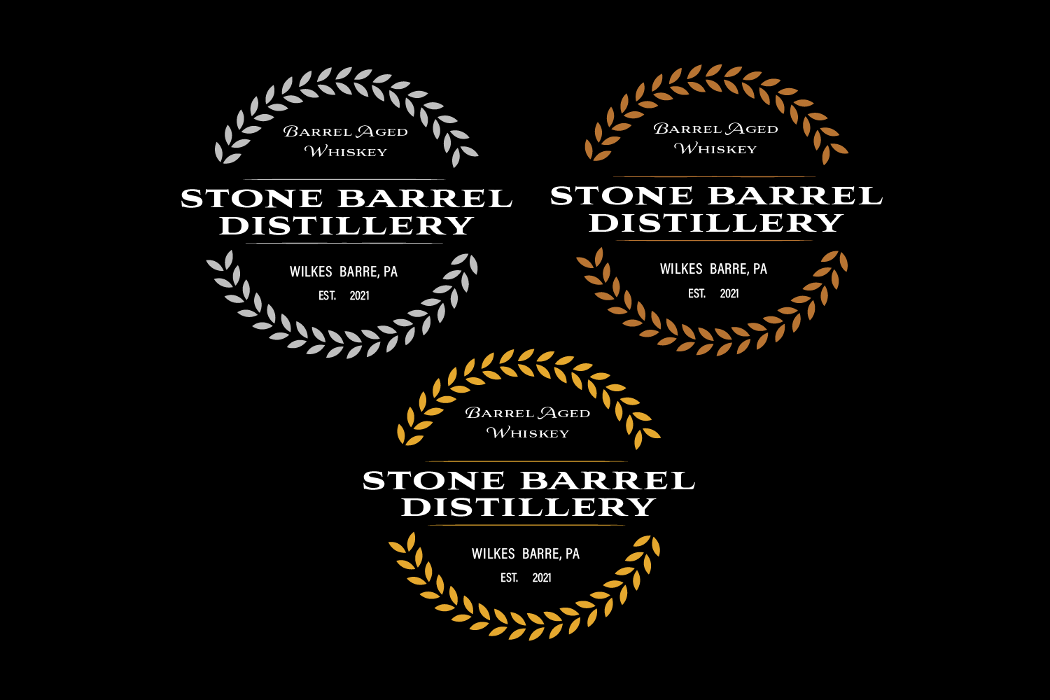 Stone Barrel Distillery Logos