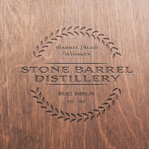 Stone Barrel Distillery Engraved Logo